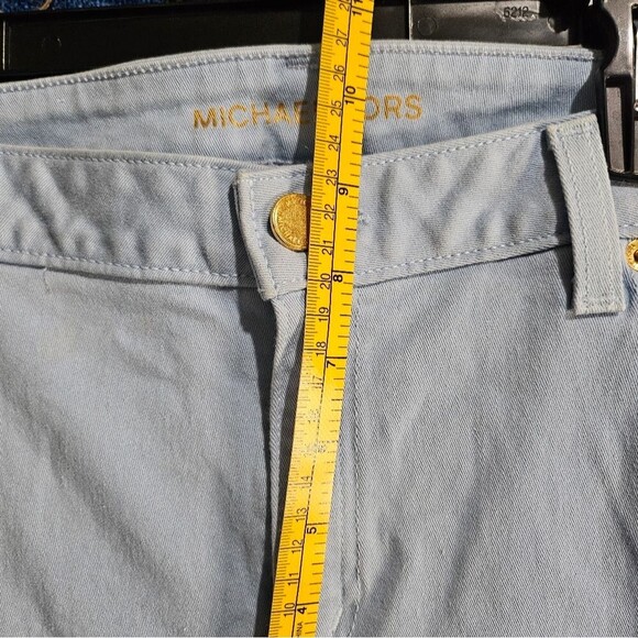 MK Skinny Crop Jeans Sky Blue Women 12 31 - Picture 2 of 9